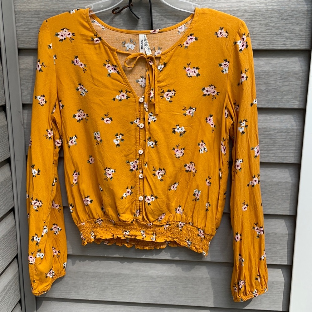 Orange fall sweater